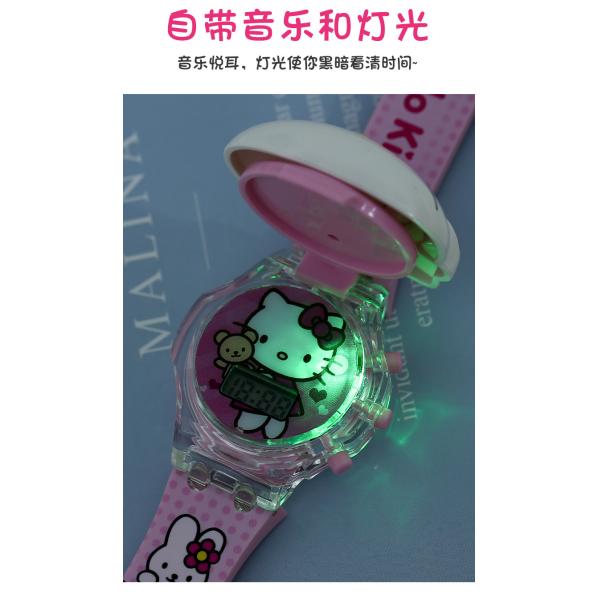 3d Music 24 Figure Creative Glow Anime Cartoon Watch Children With Clamshell