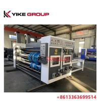 Tipo de cadeia YK-1226 Caixa de cartão corrugada Flexoprinter Slotter Máquina de corte a óleo