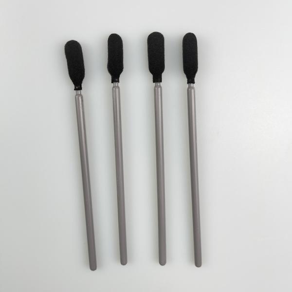 Rigid PP Cleanroom Lint Free Sponge Cleaning Stick Black 3.6