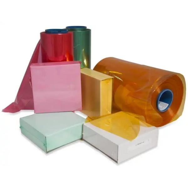 Turnover Stretch And Shrink Film In Red Color Made Of 100% Virgin Material