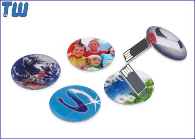 Slim Round Card USB 8 GB Flash Drive High Printing Quality Best Price Best Service