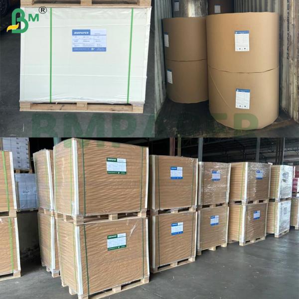 Papel revestido con PET resistente al calor resistente a la grasa de grado alimenticio para horno de almuerzo / microondas