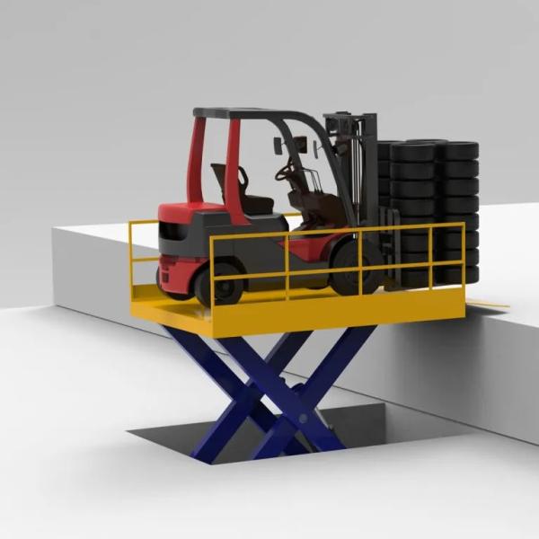 3000kgs 5000kgs Hydraulic Dock Platform Lift Loading Bay Scissor Lift