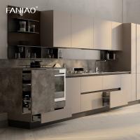Amostra grátis Armário de cozinha feito sob medida Armário de cozinha de mesa de melamina