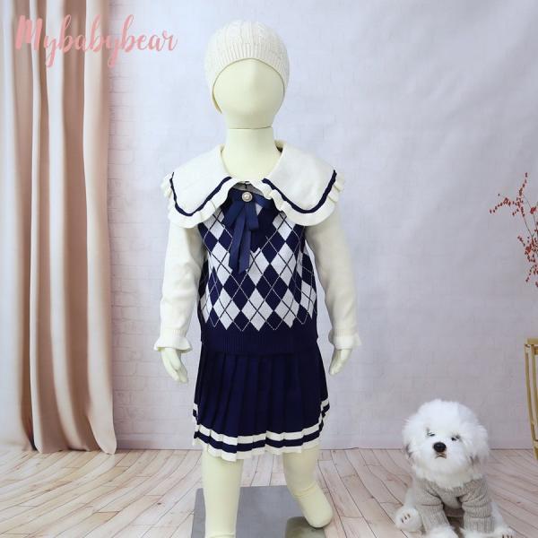 Winter Children Sweater Girls Clothing set Toddler Christmas Dresses Fall kids Girl Baby Sweaters Clothes Dress