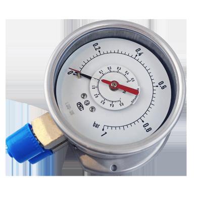 Caixa 100mm do calibre de pressão diferencial SS316 do tubo de bordão