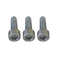 Alloy Steel Black Plated Silver Dacromet Car Wheel Screws M10X1.5X35 Strength 10.9