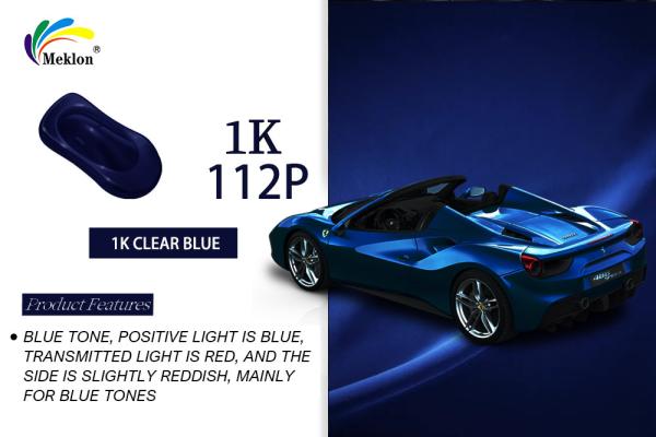 China Popular 1K Transparente Azul pintura de acabamento automotivo para Proteção de Superfície de Carro