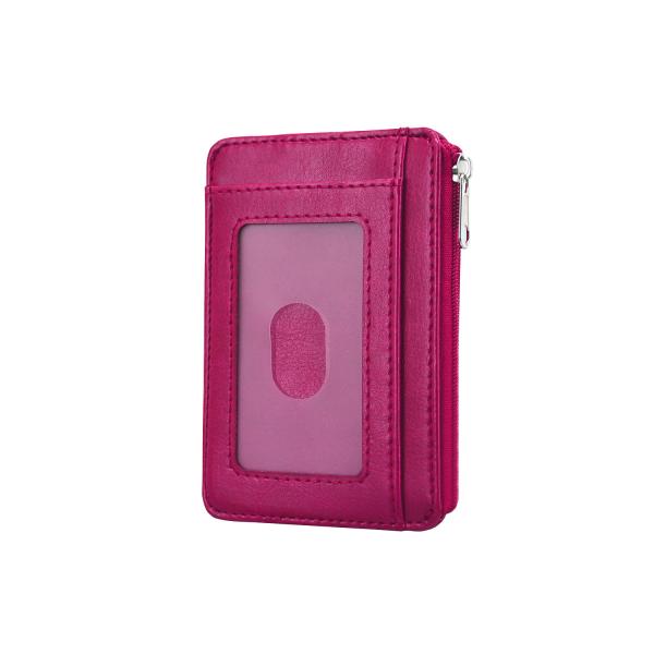 ID Window Leather Business Card Holder Embossed Logo For Birthday / Anniversary Gift