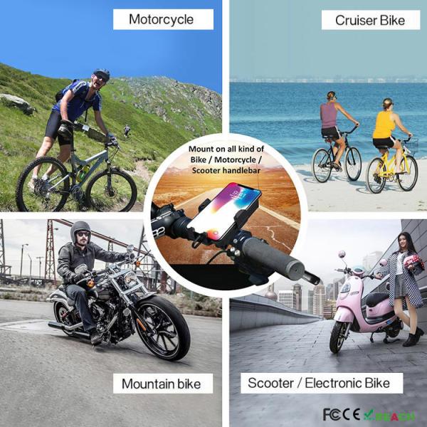 Перезаряжаемые отделяемый держатель телефона держателя велосипеда 5200mAH