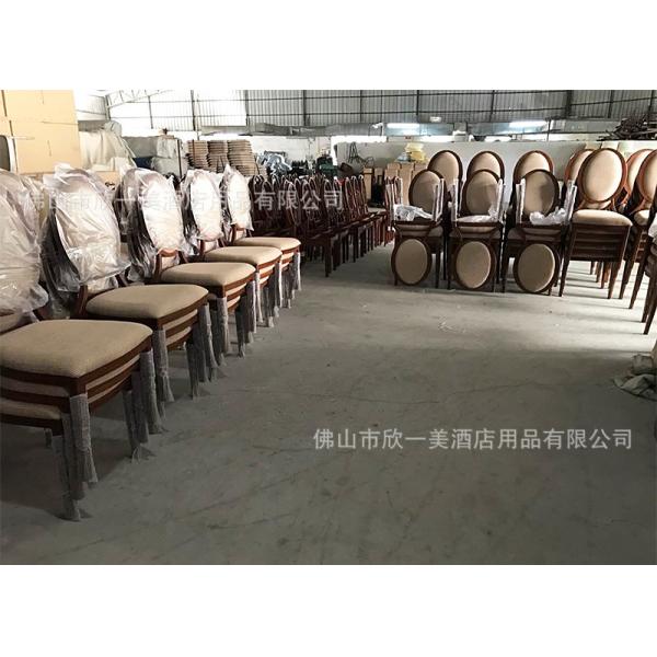 ODM modern Metal Leather Louis White Upholstered Dining Chairs For Wedding
