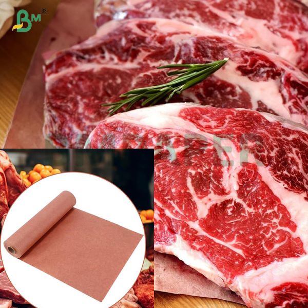 Uncoated Heat Resistant Uncoated Grilled Meats Packing Paper In Roll
