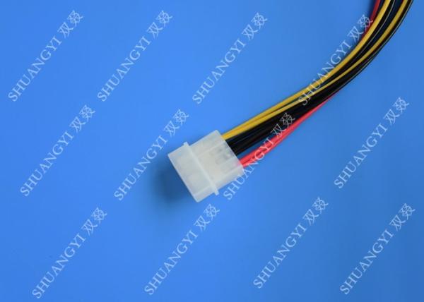 Molex 4 Pin To Molex 4 Pin Cable Harness Assembly Pitch 5.08mm For Computer 200mm