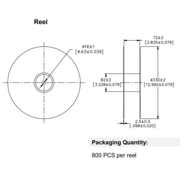 Тип 8mmX6mm 2RD-8 SMD 2 GDT нагнетательной трубы газа Arrester пульсации электрода 20KA для электропитаний