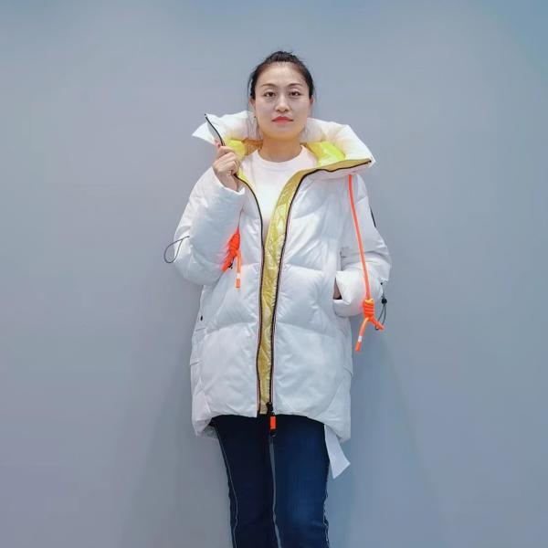 FODARLLOY F22560 Ladies Warm Hooded Cotton-padded Clothes Women Slim Long Winter Jackets Women Coats