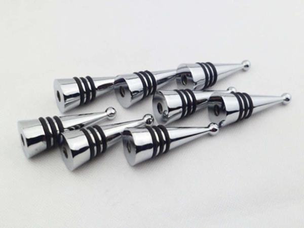Die casting zinc alloy wine accessories chrome plated wine bottle stopper wedding favor, stopper kit part