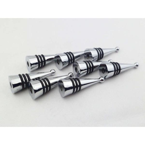 Die casting zinc alloy wine accessories chrome plated wine bottle stopper wedding favor, stopper kit part