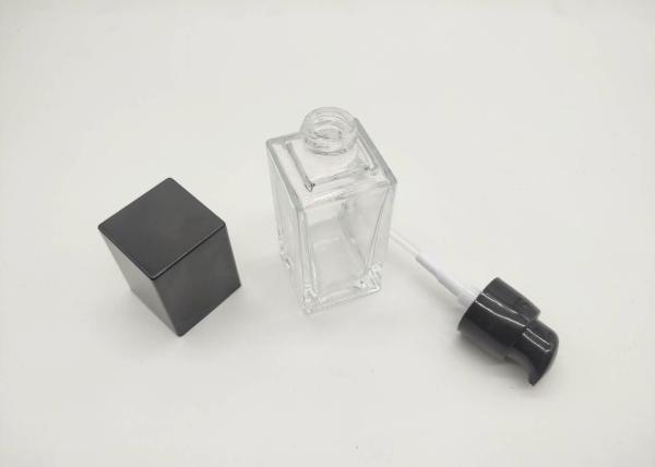 ISO Label Transparent 30ml 50ml Glass Cosmetic Bottles