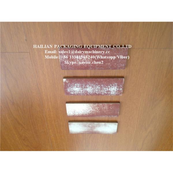 Palette rotatoire de pompe à vide rouge adaptée aux besoins du client, pièces de rechange de machine à traire de fibre