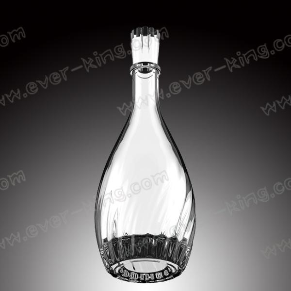 Яблоко гальванизировать 750ml сформировало бутылки стекла ликера