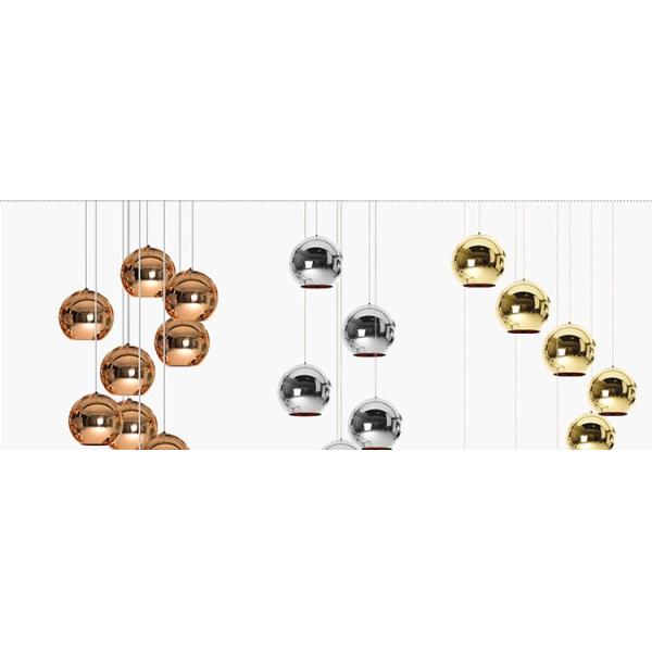 золото 240V подняли/свет золотого стекла зеркала хромовой краски E27 привесной