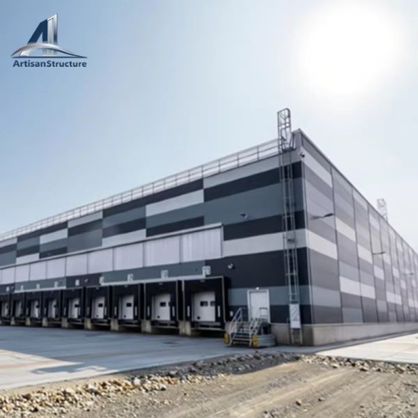 Class C-Ⅱ Fire-Rated Steel Warehouse-Modern Clear-Span Portal Frame Logistics Hub