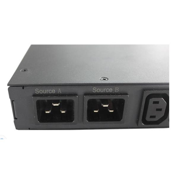19 Inch Rack Mount Static Transfer Switch PDU ATS with Dual Power Input and Fast Switch Time ≤6ms