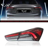 Para Maserati Ghibli Led Lightback Assembly 14-20 Retrofit Old To New Light Tail Rear Flowing Turn Brake Acessório de carro