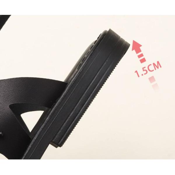 Women Sandals Flat Bottomed Casual Sandals Fashionable Strap Roman Sandals