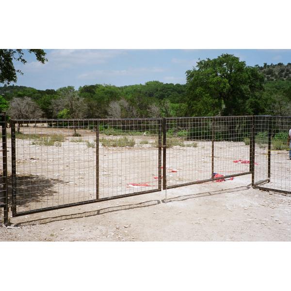 Легко собранные ворота загородки сада металла ржавчины 50*200mm анти-