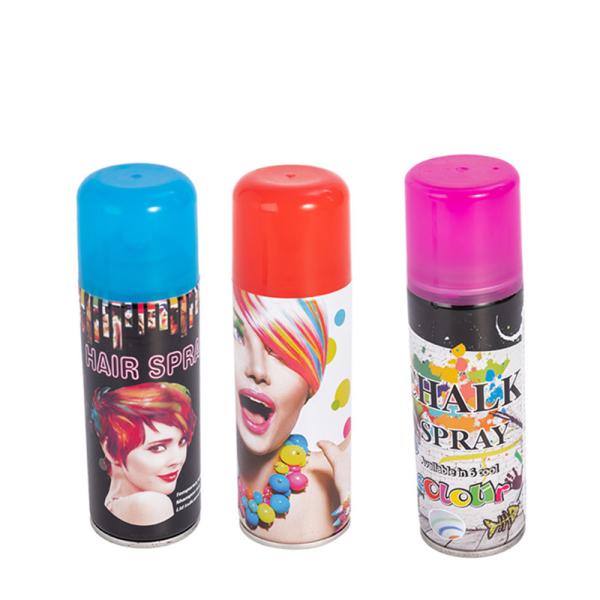 Custom Capacity Personalized Aluminium Spray Can 0.18mm Thick Hair Spray Can