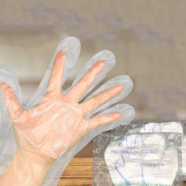 Customized Environmental Protection 0.4 Ultra Thin Disposable Film Plastic Gloves
