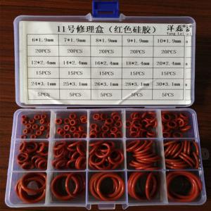 15 Sizes Waterproof Wear-resistant Silicone O Ring Kit for Mechanical Sealing