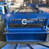 rolo trapezoidalmente hidráulico da folha de metal de 1200mm que forma a máquina
