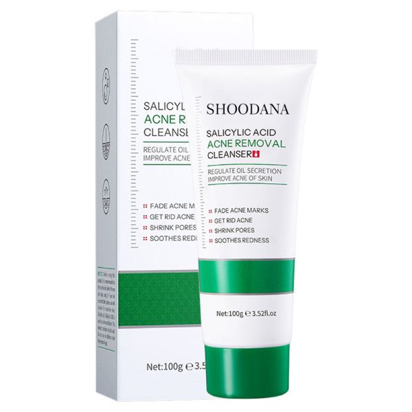 Private Label Vegan Herbal Cream Oil Free Facial Cleanser Anti-Acne Organic Amino Acid for All Skin