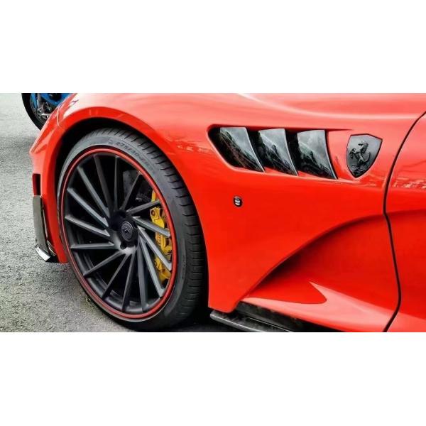 Para Ferrari 812 Fibra de carbono Kit de carrocería 812 Modernizado estilo MSY Fibra de carbono delantera y trasera del parachoques