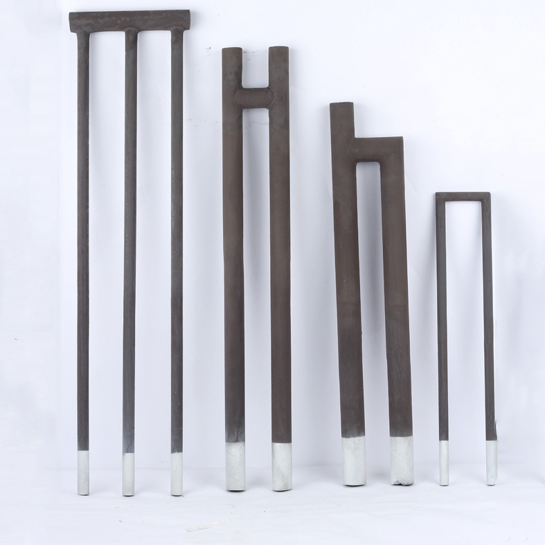 1500C Max Service Temp High Purity SiC Material Customized Size SIC Heating Element Silicon Carbide Heater