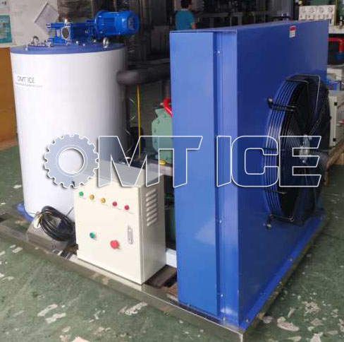 3P Fresh Water 5ton Ice Flake Maker Machine 2.2mm Thickness Snow Flake Ice Maker