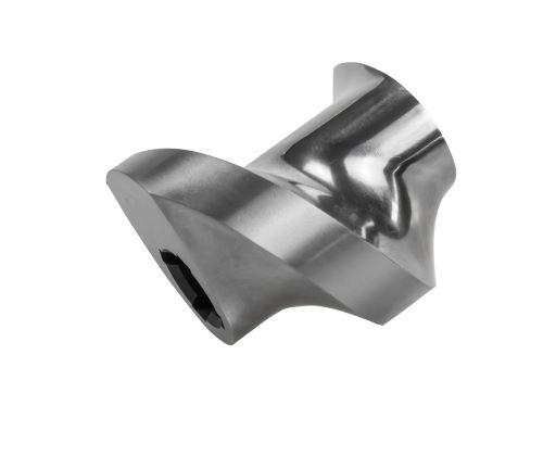 Capacity Single Flighted Four Keyways Double Screw Elements Wear Resistant 58-62 HRC