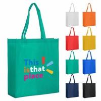 Sustainable Non Woven Shopping Bag Tote CMYK Printing 60gsm-140gsm