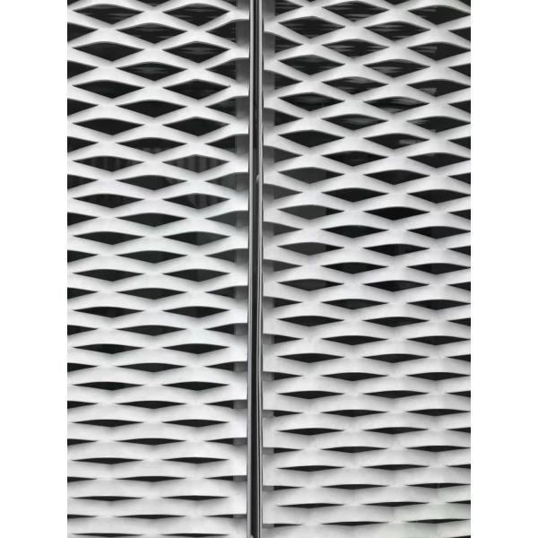 Wall Iron 6m Length Expanded Metal Panels Hexagonal Perforated Decorative