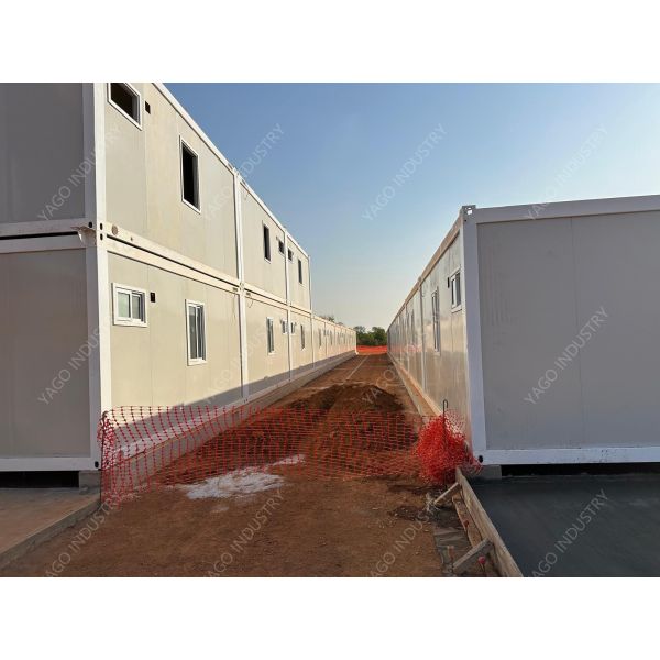 Premade Mining Camp Building Foldable Container Homes OEM
