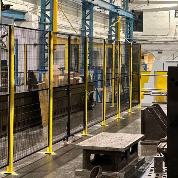 Factory Warehouse Machine Guarding Safety Fence Galvanized Powder Coated