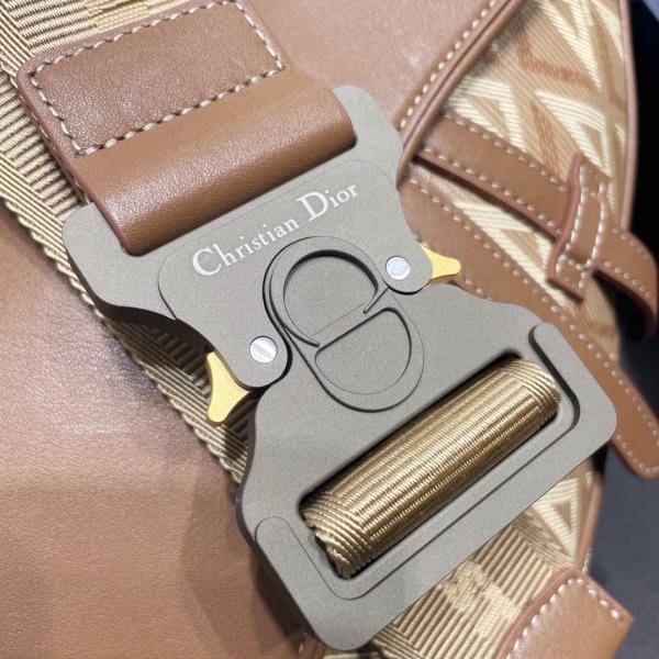 Холст диаманта сумки слинга седловины CD и ровная седловина бумажника Dior кожи