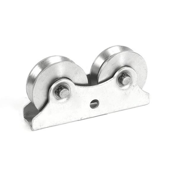 Roda de cobre duplo Roda de porta deslizante de aço inoxidável Roda de porta dobrável Roda de porta para rolos de janelas deslizantes
