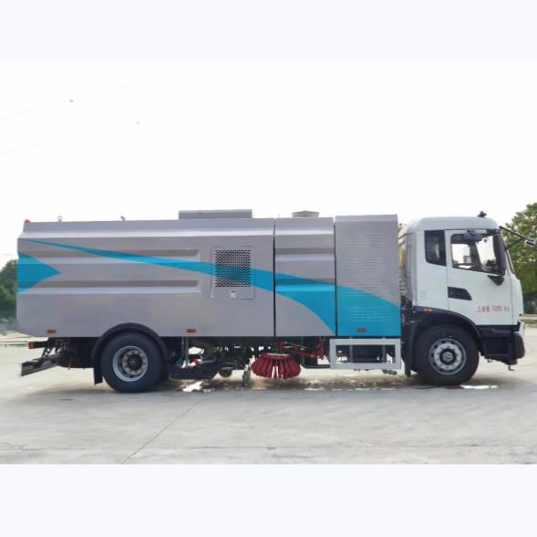 Caminhão de varredura rodoviária da frota Foton com suspensão dianteira/atrás 1115/1435 mm