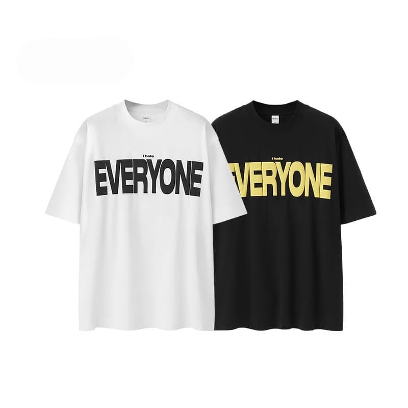 Custom Oversized Graphic Puff Print T-Shirt for Streetwear Brands