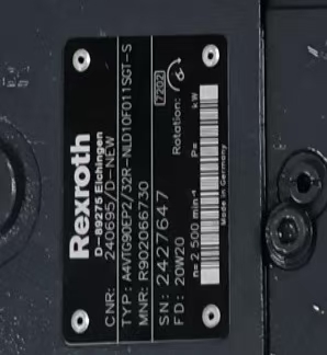 Rexroth A4VTG71 Axial Piston Pump: 420bar Peak Pressure & Bent-Axis Design for Closed-Circuit Systems