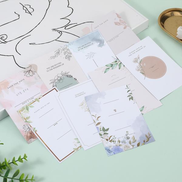 50 pièces personnalisées 4x6 pouces cartes d'invitation de la douche nuptiale invitations de mariage