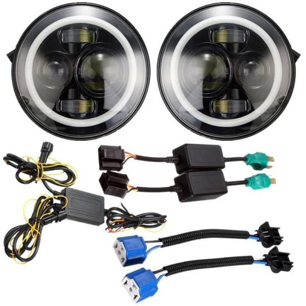 Aluminium Alloy IP67 Halo Car Lights Environmentally Friendly And Power Saving